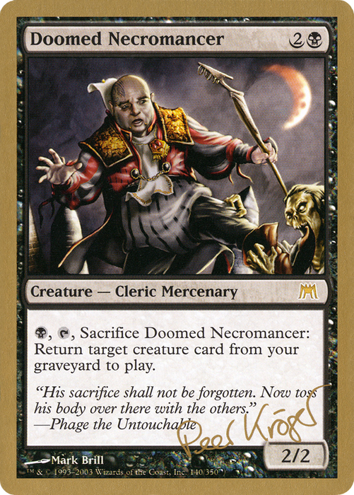 Doomed Necromancer (WCD-PK140) - rare