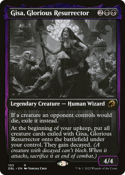 Gisa, Glorious Resurrector (DBL-103) - rare - Foil