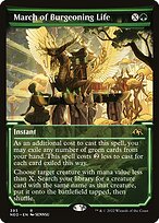 March of Burgeoning Life (NEO-393) - rare: (Showcase)