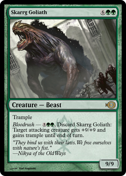 Skarrg Goliath (PRM-47989) - rare - Foil