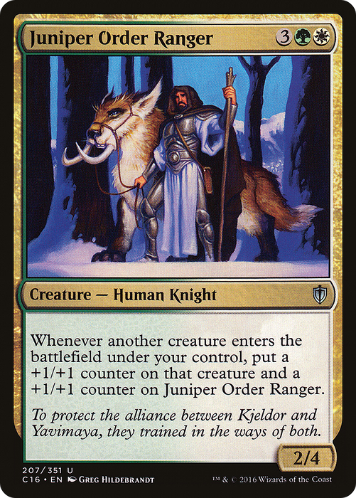 Juniper Order Ranger (C16-207) - uncommon