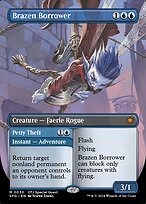 Brazen Borrower // Petty Theft (SPG-030) - mythic (Borderless)