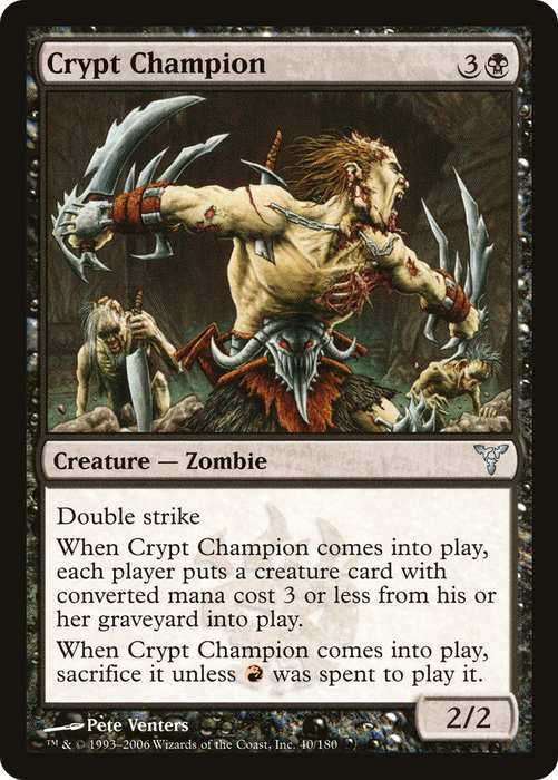 Crypt Champion (DIS-040) - uncommon - Foil