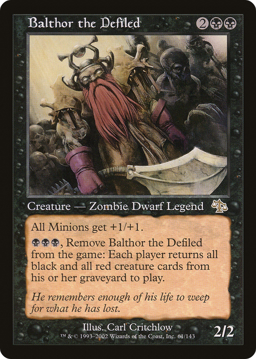 Balthor the Defiled (JUD-061) - rare