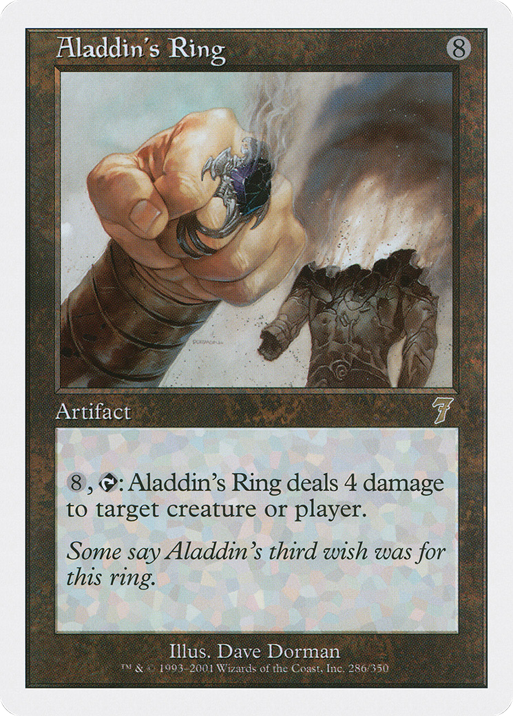 Aladdin's Ring (7ED-286) - rare
