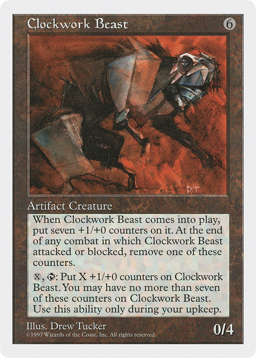 Clockwork Beast (5ED-356) - rare