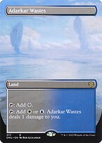 Adarkar Wastes (DMU-377) - rare (Borderless) - Foil