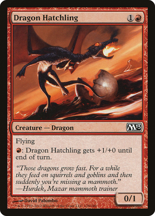 Dragon Hatchling (M13-128) - common - Foil
