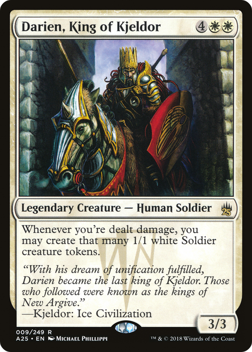 Darien, King of Kjeldor (A25-009) - rare - Foil
