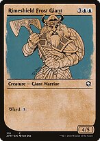 Rimeshield Frost Giant (AFR-310) - common: (Showcase) - Foil
