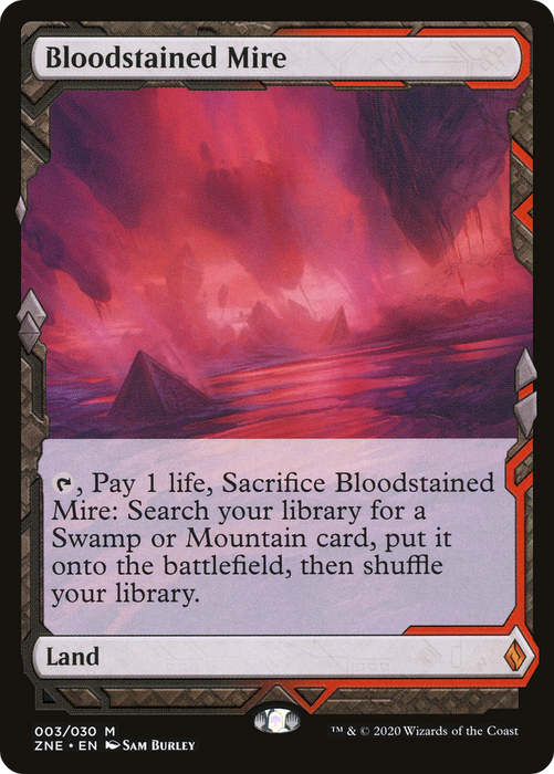 Bloodstained Mire (ZNE-003) - mythic - Foil