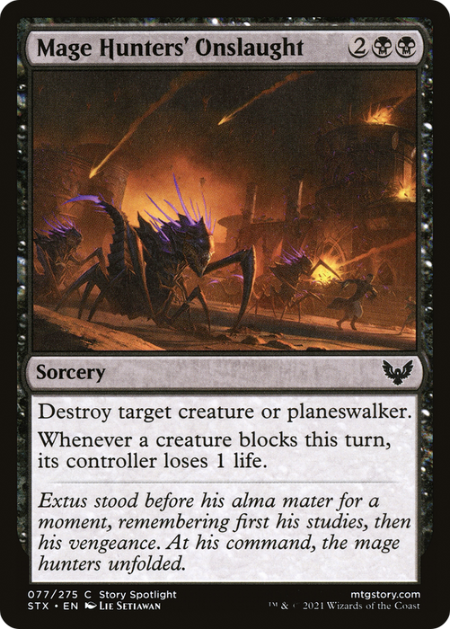 Mage Hunters' Onslaught (STX-077) - common
