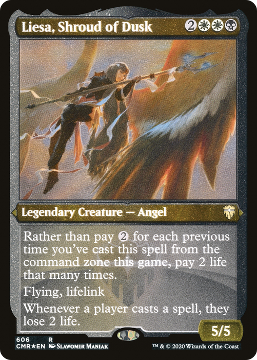 Liesa, Shroud of Dusk (CMR-606) - rare - Etched Foil