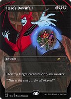 Hero's Downfall (SLD-312) - rare (Borderless) - Foil