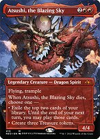 Atsushi, the Blazing Sky (NEO-410) - mythic (Borderless)