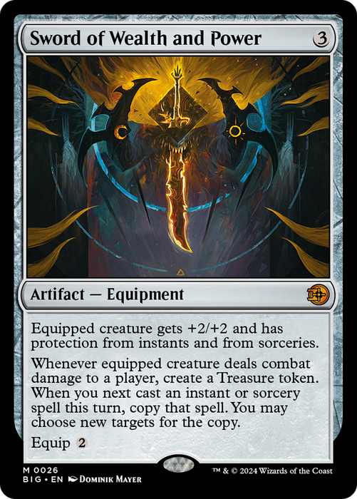 Sword of Wealth and Power (BIG-026) - mythic - Foil