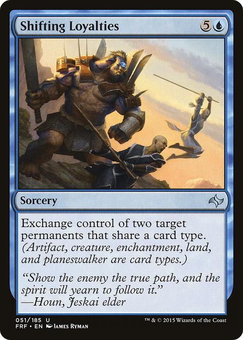 Shifting Loyalties (FRF-051) - uncommon - Foil