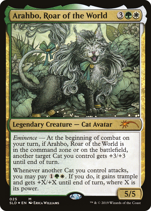 Arahbo, Roar of the World (SLD-025) - mythic - Foil