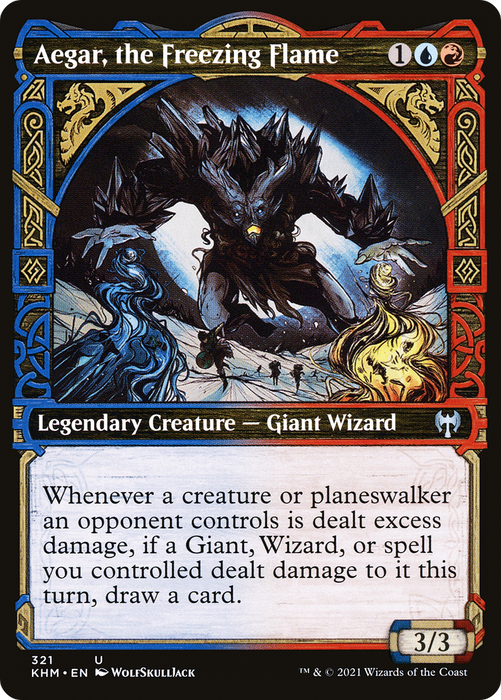 Aegar, the Freezing Flame (KHM-321) - uncommon: (Showcase)