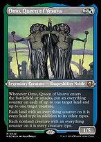 Omo, Queen of Vesuva (M3C-022) - mythic - Etched Foil