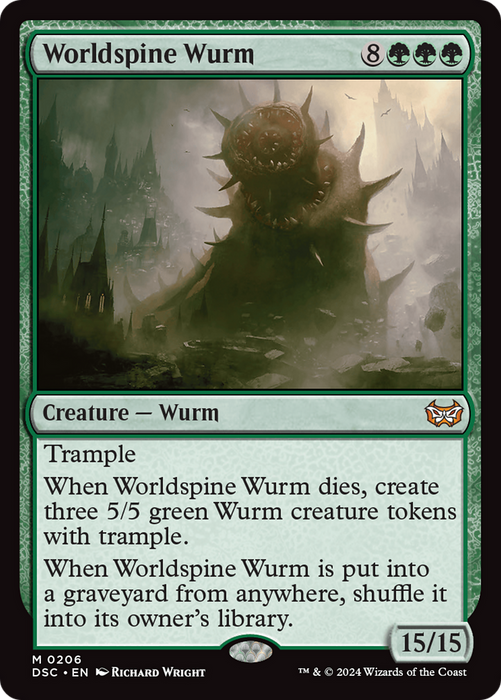 Worldspine Wurm (DSC-206) - mythic