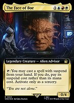 The Face of Boe (WHO-1003) - rare: (Extended Art) - Foil