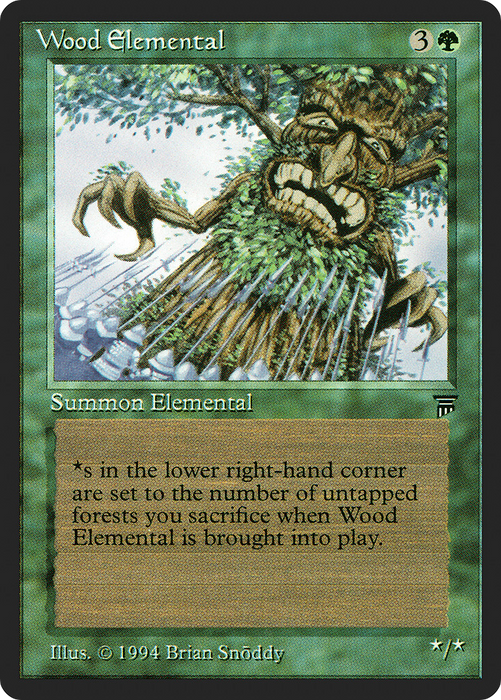 Wood Elemental (LEG-215) - rare