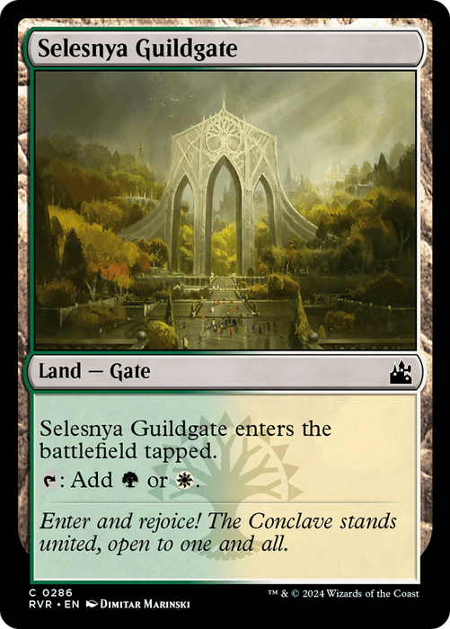 Selesnya Guildgate (RVR-286) - common - Foil