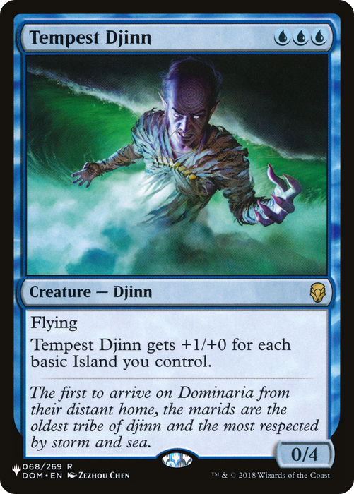 Tempest Djinn (LIST-DOM-68) - rare