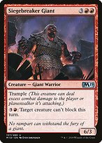 Siegebreaker Giant (M19-157) - uncommon