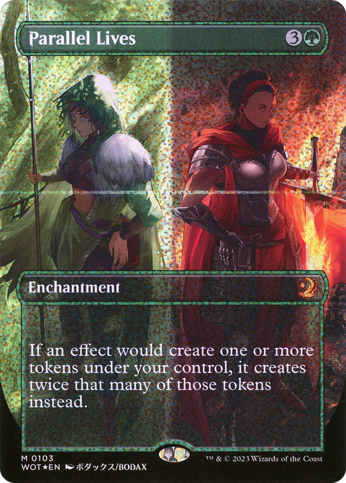 Parallel Lives (WOT-103) - mythic (Borderless) - Foil