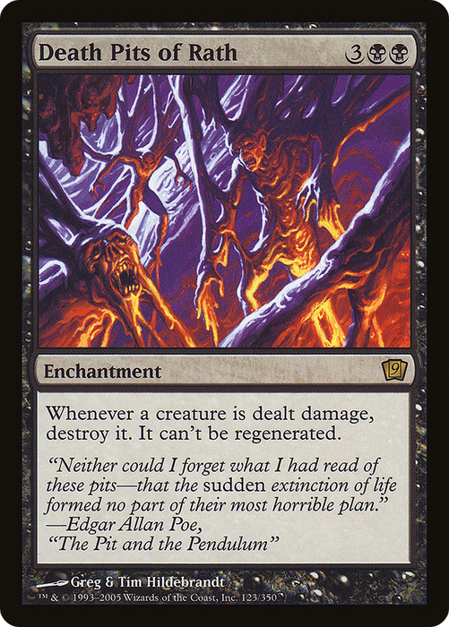 Death Pits of Rath (9ED-123★) - rare - Foil