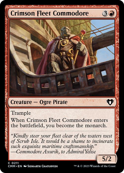 Crimson Fleet Commodore (CMM-211) - common