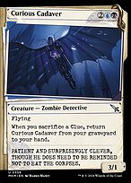 Curious Cadaver (MKM-358) - uncommon: (Showcase) - Foil