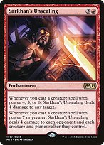 Sarkhan's Unsealing (M19-155) - rare - Foil