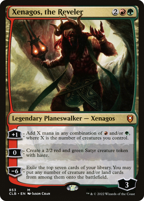Xenagos, the Reveler (CLB-853) - mythic