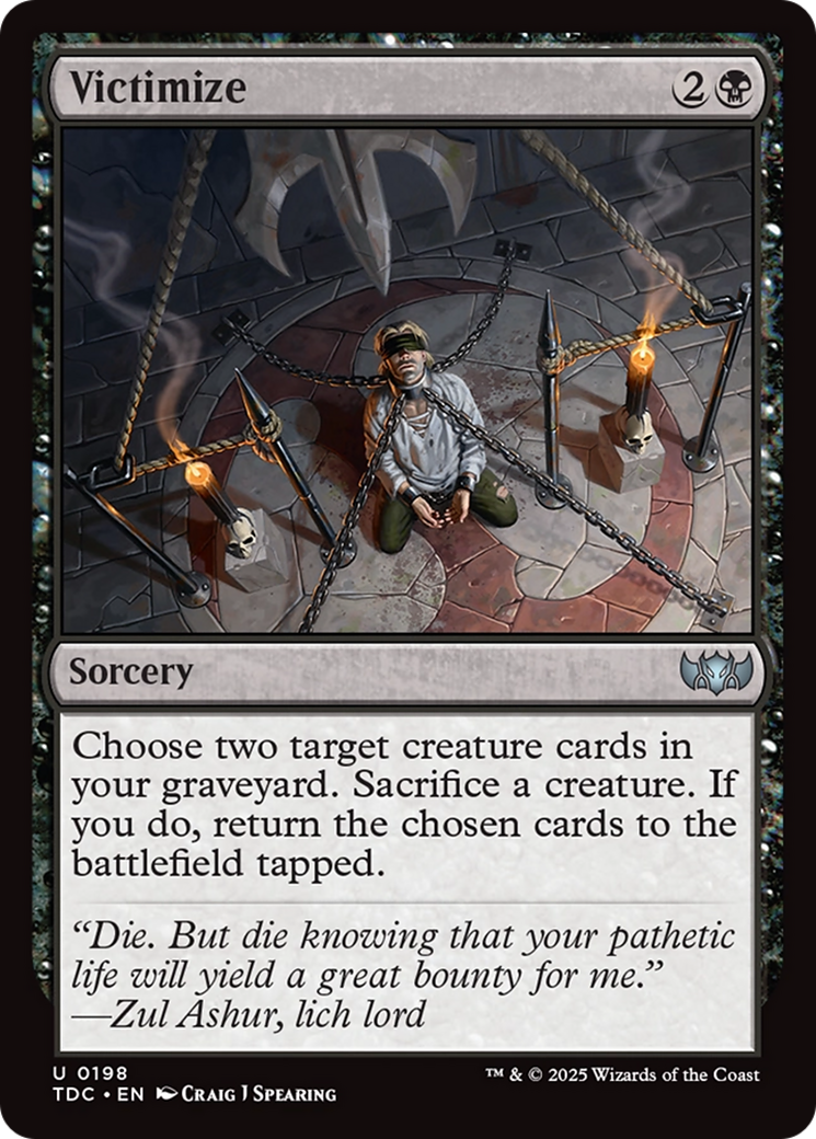 Victimize (TDC-198) - uncommon