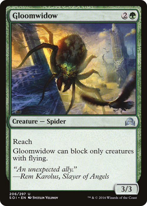 Gloomwidow (SOI-206) - uncommon - Foil