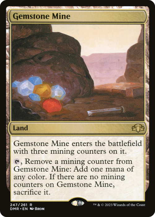 Gemstone Mine (DMR-247) - rare - Foil