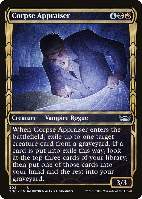 Corpse Appraiser (SNC-302) - uncommon: (Showcase) - Foil