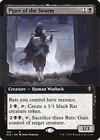 Piper of the Swarm (ELD-355) - rare: (Extended Art) - Foil