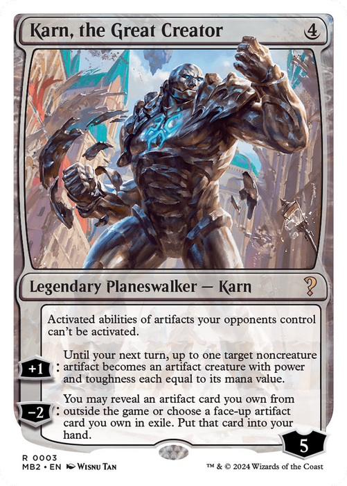 Karn, the Great Creator (MB2-003) - rare