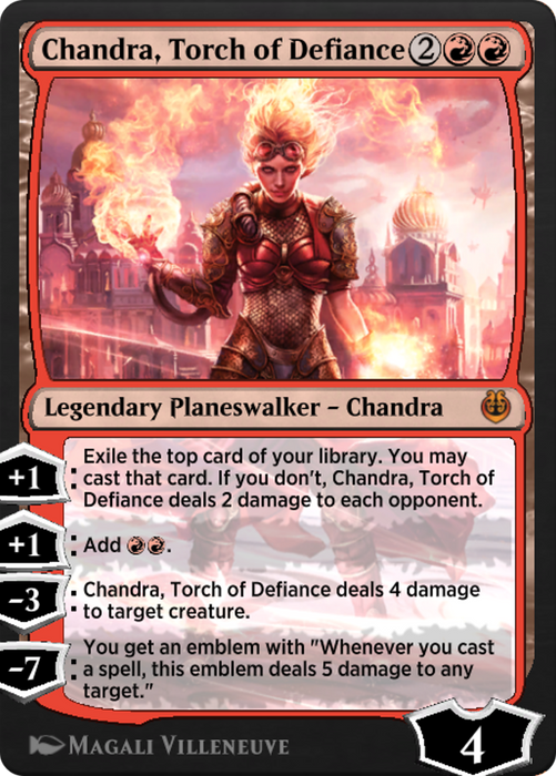 Chandra, Torch of Defiance (KLR-117) - mythic