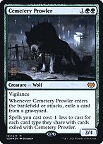 Cemetery Prowler (PRE-191S) - mythic - Foil