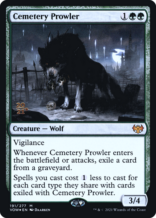 Cemetery Prowler (PRE-191S) - mythic - Foil
