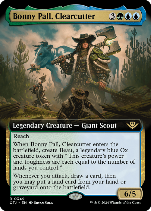 Bonny Pall, Clearcutter (OTJ-349) - rare: (Extended Art) - Foil