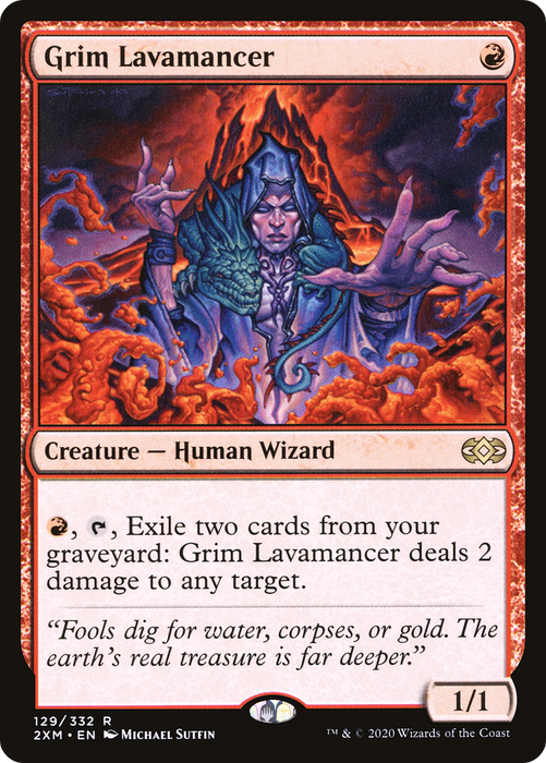 Grim Lavamancer (2XM-129) - rare