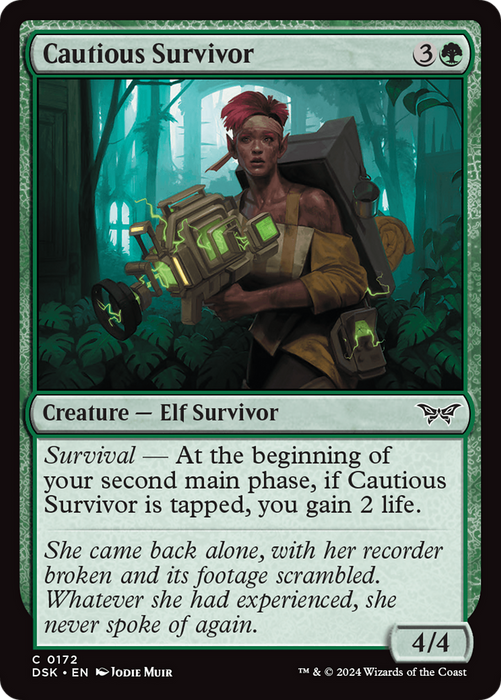 Cautious Survivor (DSK-172) - common