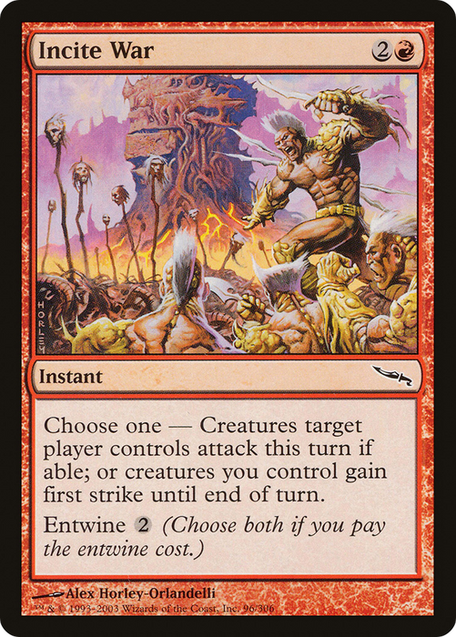 Incite War (MRD-096) - common - Foil