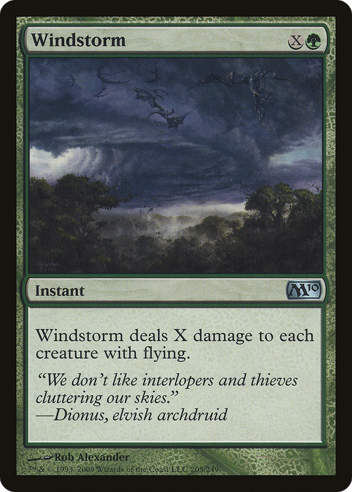 Windstorm (M10-205) - uncommon - Foil